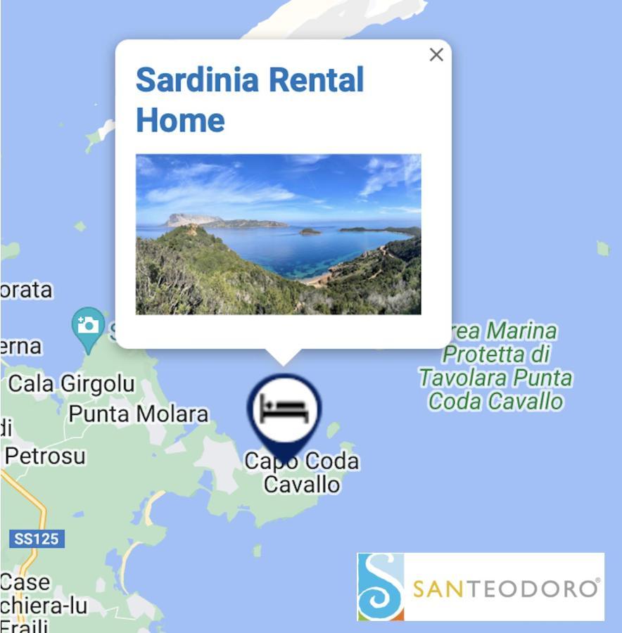 San Teodoro Punta Est Fantastico Trilocale Vista Mare Appartement Capo Coda Cavallo Buitenkant foto